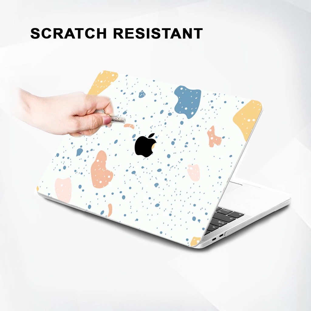 Case Casing Protective Pelindung Hardcase Hard Case Laptop Macbook Air Pro 13 14 16 inch M1 M2 2017 2018 2019 2020 2021 A1932 A2179 A2337 A1706 A1708 A1989 A2159 A2251 A2289 A2338 A2442 A2485 A2681 Gambar Abstract Motif Abstrak Warna Logo Lubang Murah