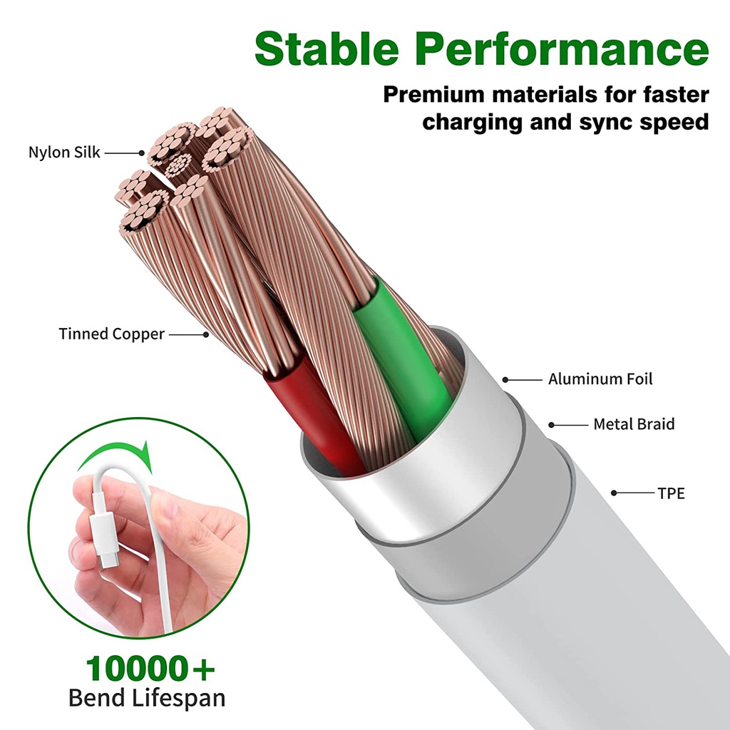 Kabel Data  Type-C Fast Charger-(UNIVERSAL)