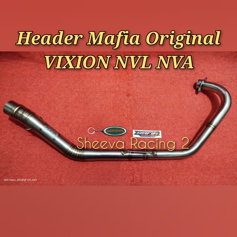 HEADER KNALPOT MAFIA UNTUK VIXION NVL NVA VIXION LAMA STENLIS ORIGINAL MAFIA 100%