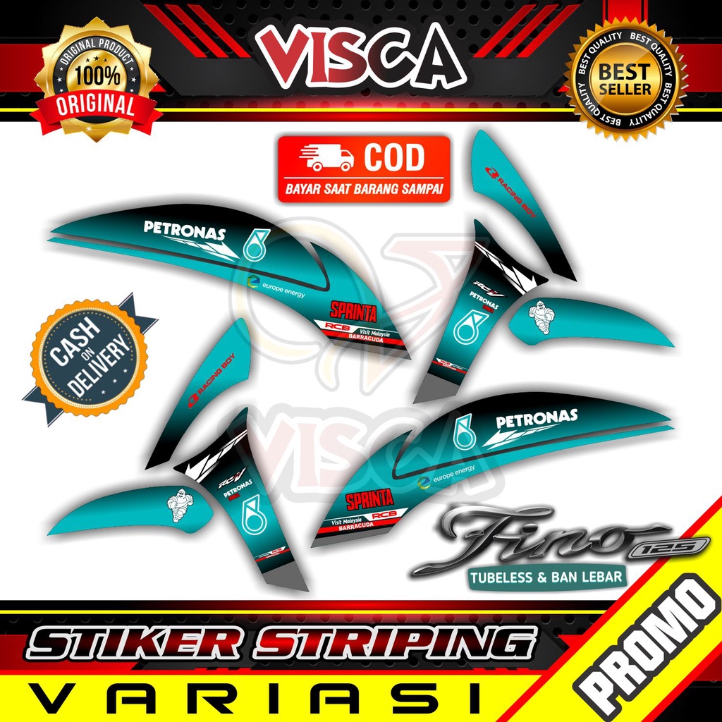Stiker Motor Fino - Striping Fino 125 Variasi Simple -Stiker Fino - Stiker Fino 125 Variasi Simpel -