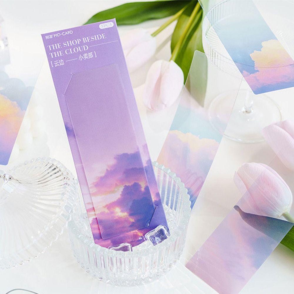 [Elegan] Bookmark Tembus Baca Aksesoris Hadiah Anak Note Marker Penanda Halaman Buku Holder Dekorasi Bookmark Aesthetics Bookmark To the Sea of Stars Series