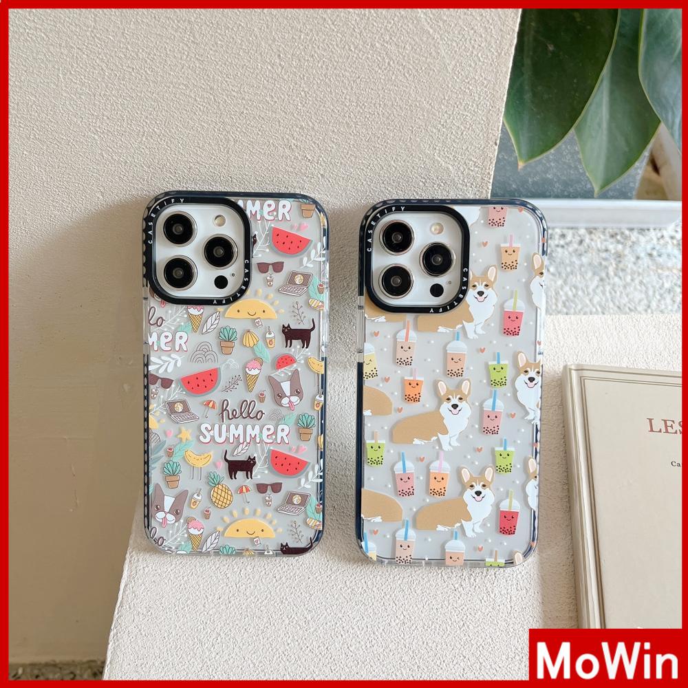 For iPhone 14 Pro Max iPhone Case Thickened TPU Soft Case Clear Case Shockproof Cartoon Cute Puppy Compatible For iPhone 13 Pro Max 12 Pro Max 11 Pro Max 7Plus XR XS MAX