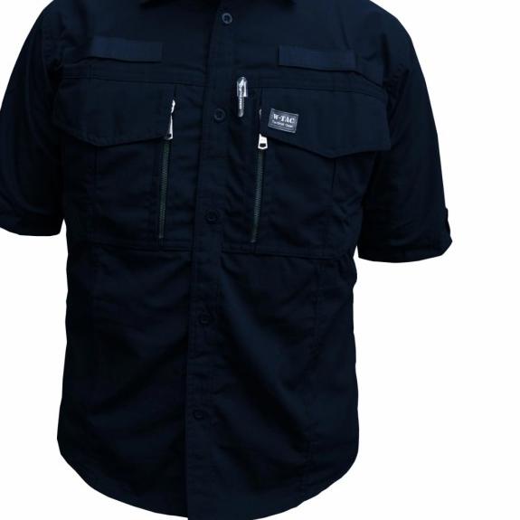 KEMEJA TACTICAL W-TAC PENDEK TERBARU - Putih, M