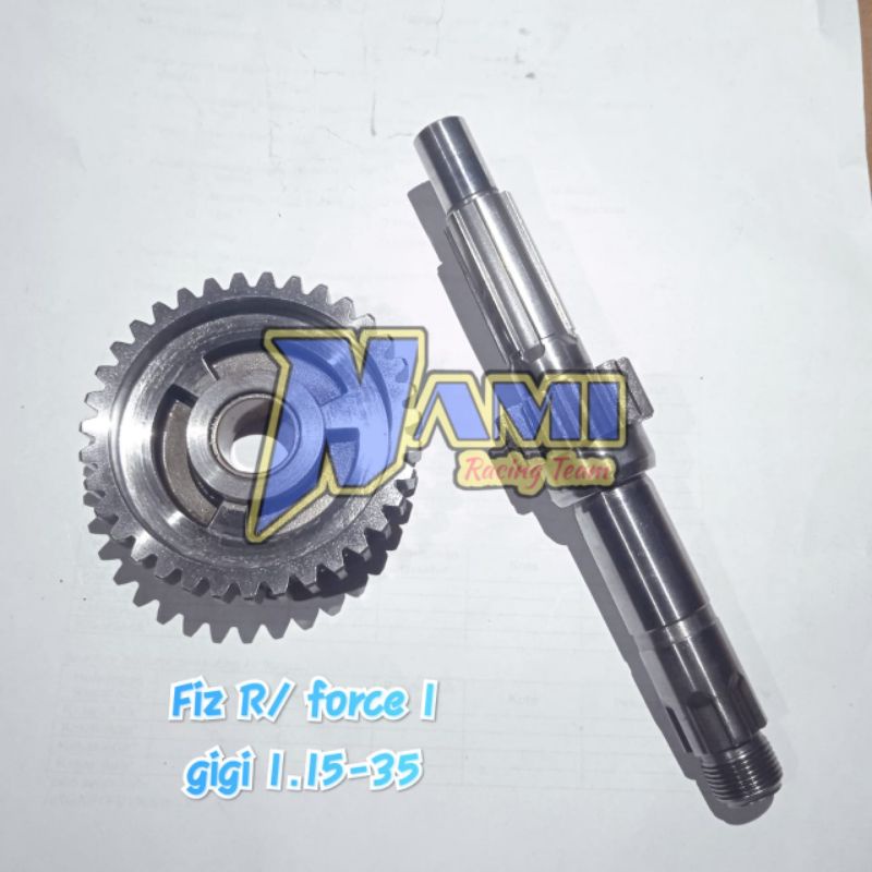 Rasio racing fiz R/ force 1 gigi 1.15-35T