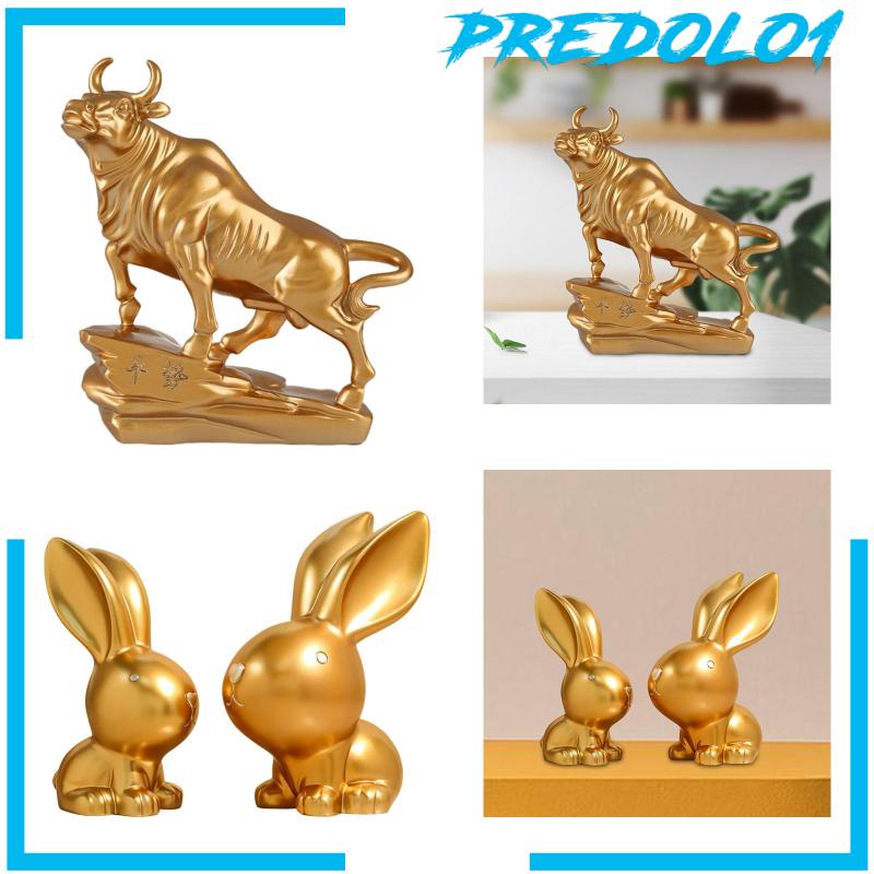 Predolo1 Patung Hewan Bahan Resin Gaya Eropa Untuk Dekorasi Kamar Tidur
