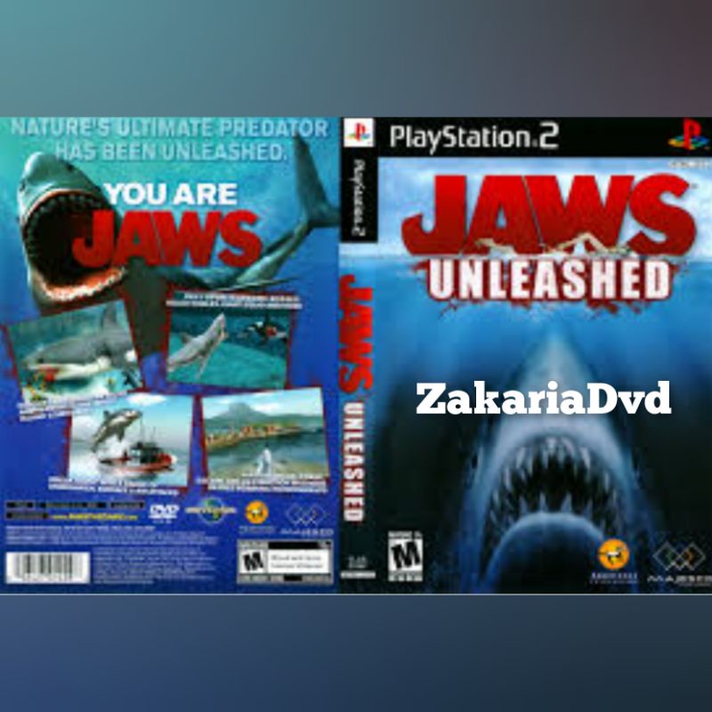 Kaset Ps 2 Jaws Unleashed