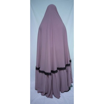 OVERHEAD LONG KHIMAR LENGAN BOLONG/JILBAB SYARI