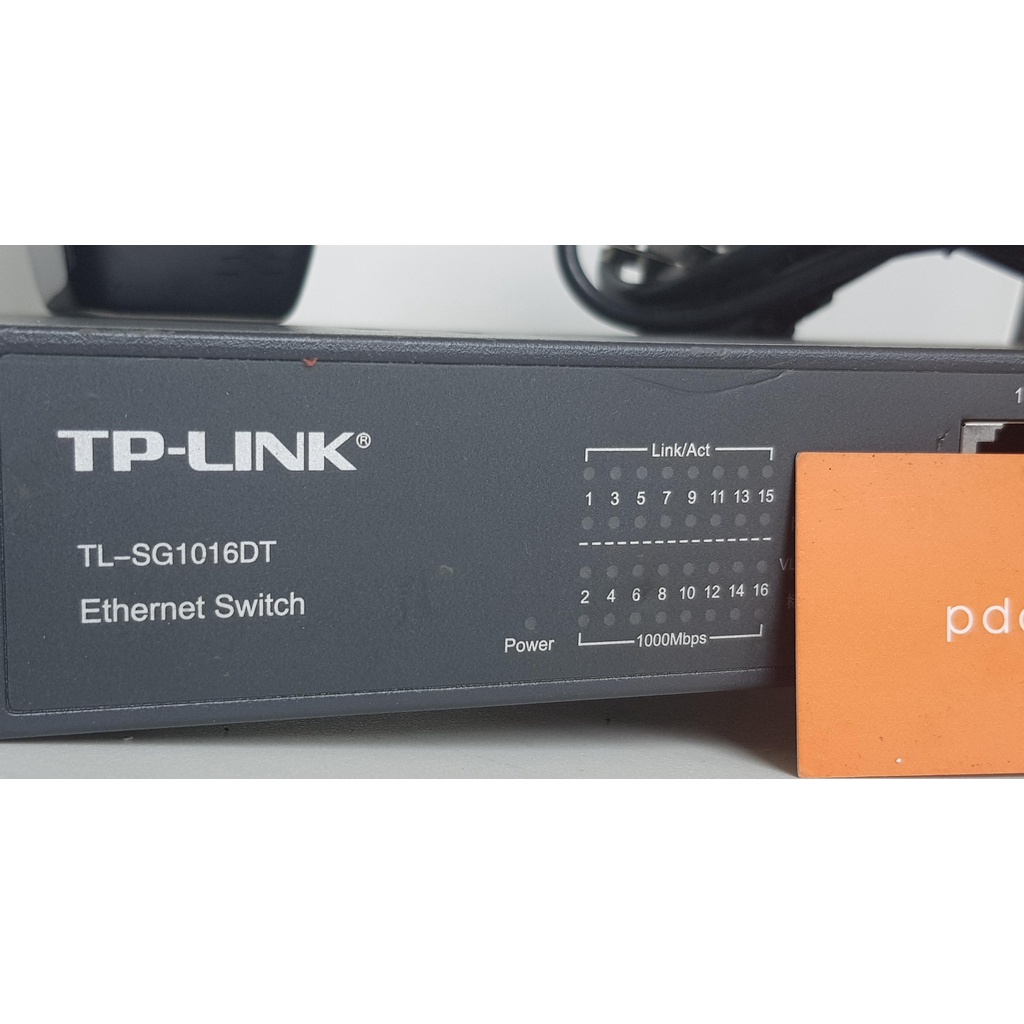 TP-LINK TL-SG1016DT 16 Port Gigabit Desktop/Rackmount Switch Hub