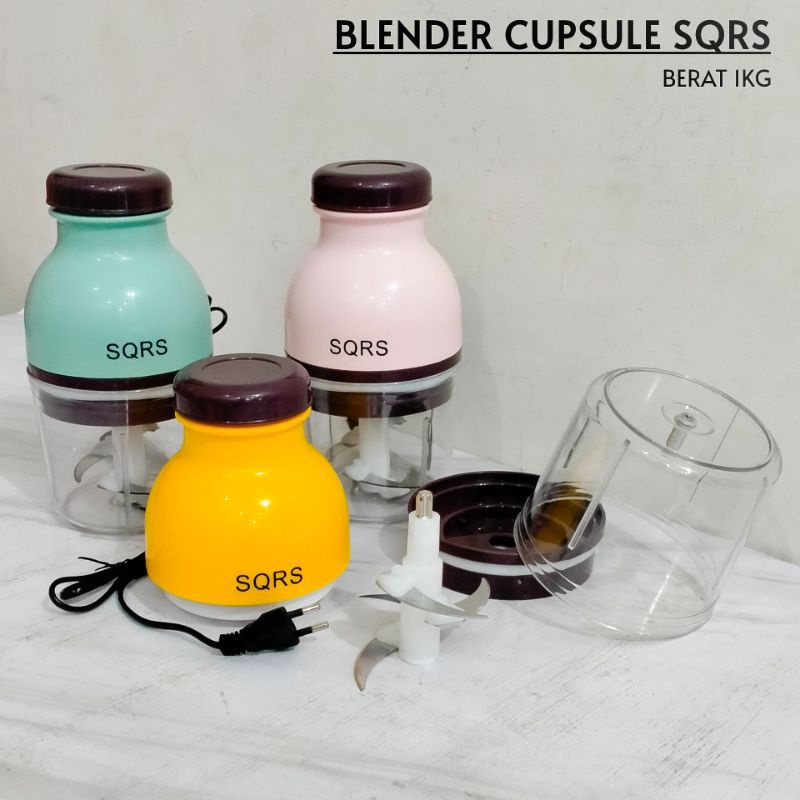 Blender capsule quatre. Blender capsul serbaguna. Blender bumbu dan daging pontianak