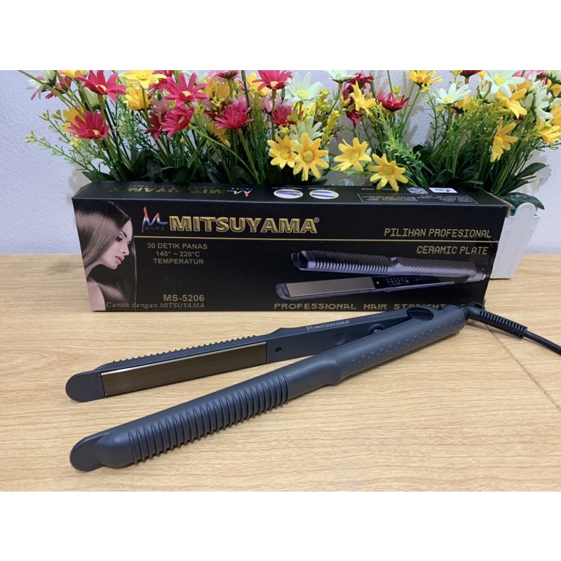 Catokan/catok rambut lurus dan curly 4in1 MItsuyama MS 5206-original bergaransi