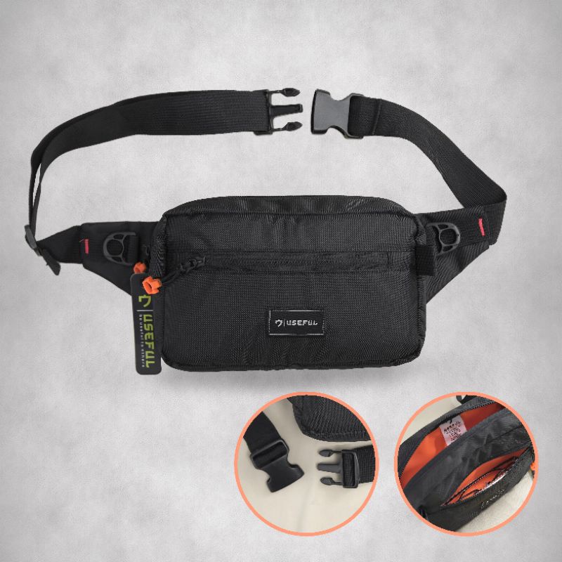 Waist Bag Useful Tas Pinggang Pria Wanita Tas Selempang Murah