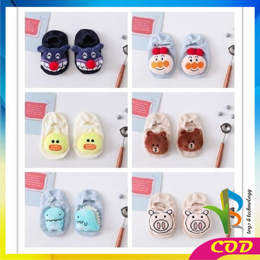 RB-P5 Kaos Kaki Anak Bayi Karakter Boneka Lucu Kaus Kaki Kartun Fashion / Baby Socks Import Murah