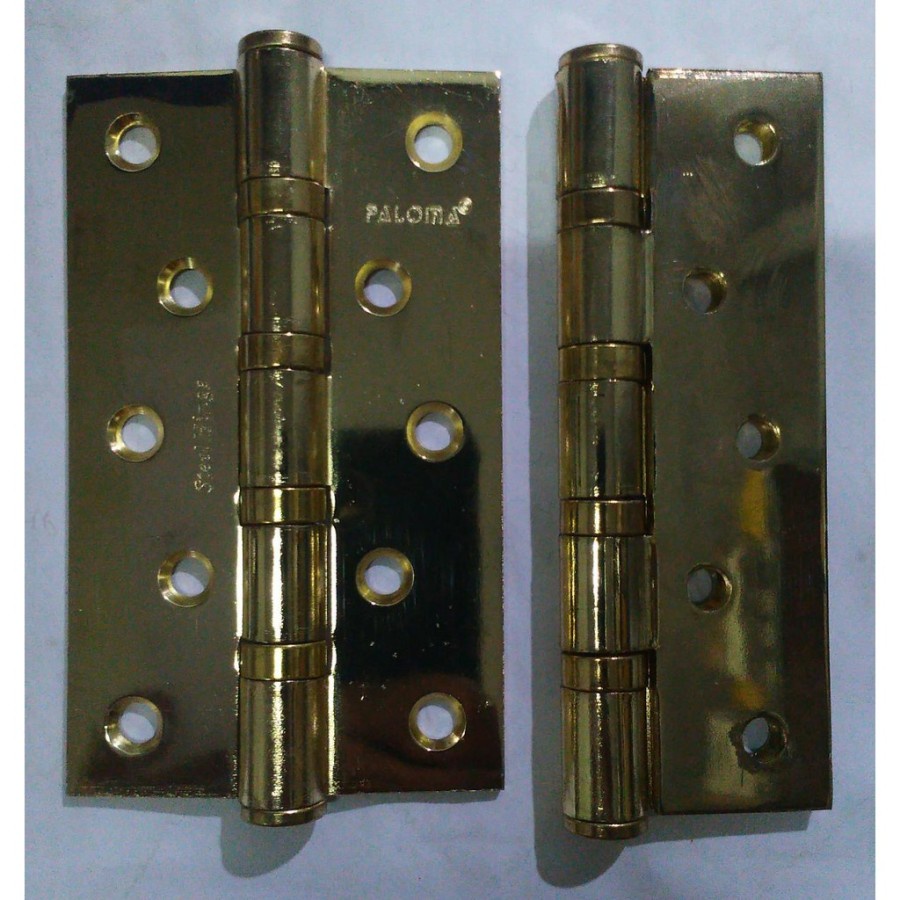 BHP 503 GP ENGSEL PALOMA BHP STEEL GP 5"X3"X3MM 4BB ENGSEL PINTU ENGSEL GOLD KUNING