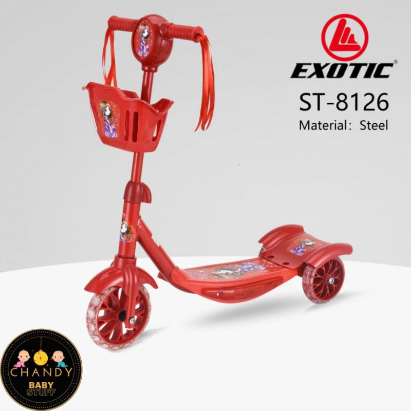 SCOOTER ANAK OTOPED ADA LAMPU DAN MUSIK EXOTIC ST 8126