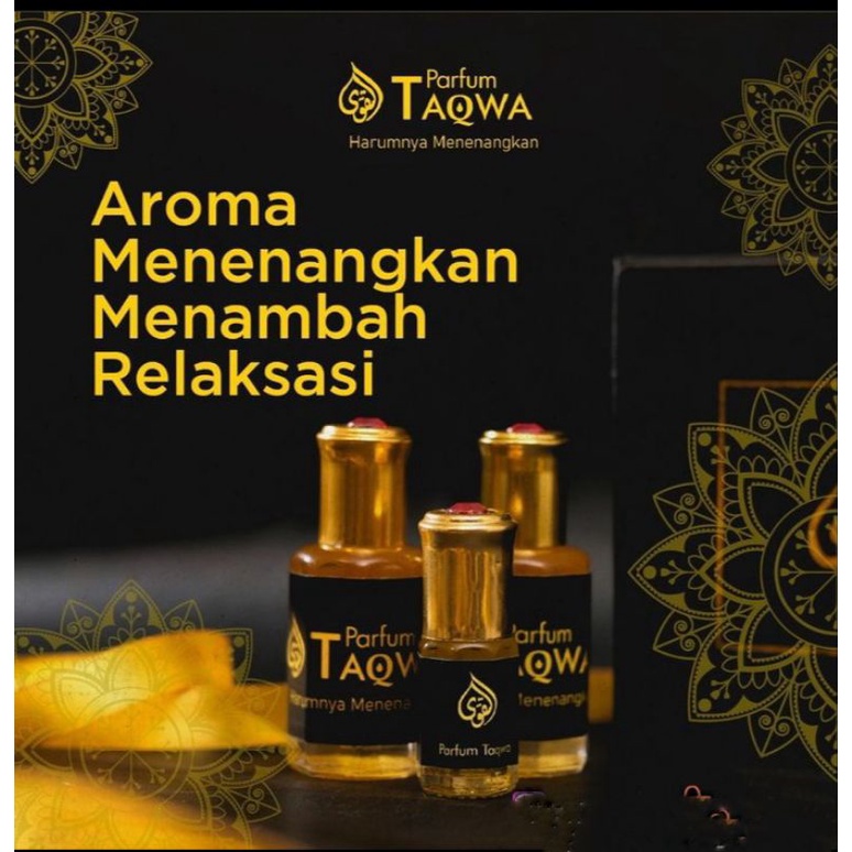 [Beli 1 Gratis 2] Minyak Kasturi Putih Parfum Arab Taqwa 12ml Non Alcohol