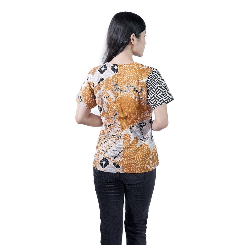 Blouse Batik Atasan Batik Wanita Bahan Katun By Batik Dua Putri Collection