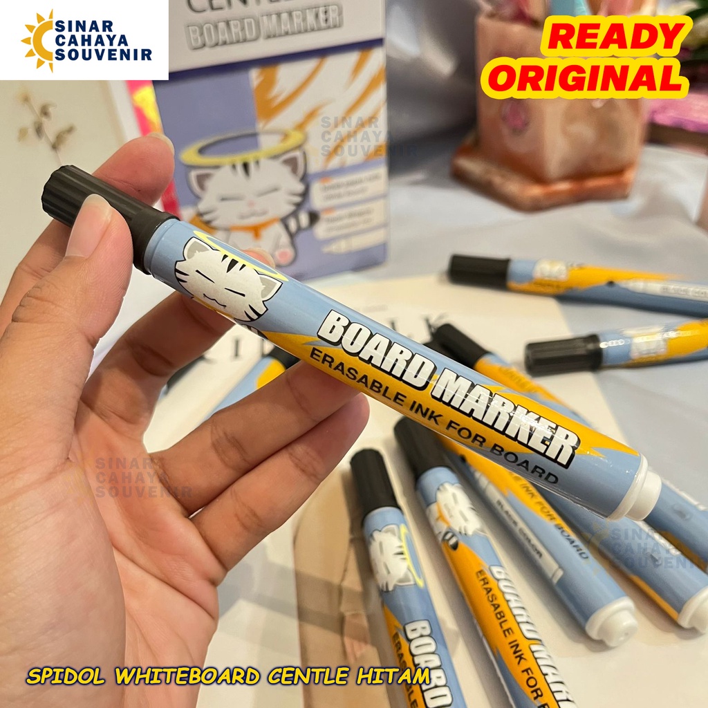 

Spidol Whiteboard Centle Hitam | Spidol Papan Tulis ATK Sekolah Kantor Stationery Souvenir Murah Lucu Unik