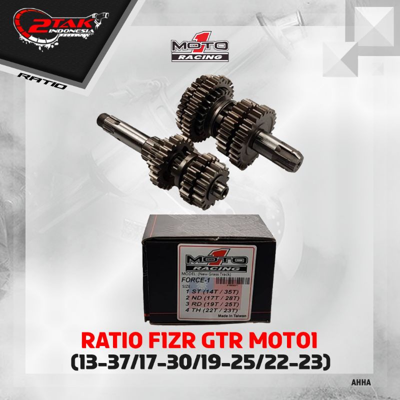 RATIO MOTO 1 FIZR GTR 13/37-17/30-19/25-22/23