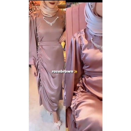 Laura Dress SILK DRESS WANITA KONDANGAN BRIDESMAID / BAJU DEWASA MURAH TERBARU 2022 / Dress Pesta