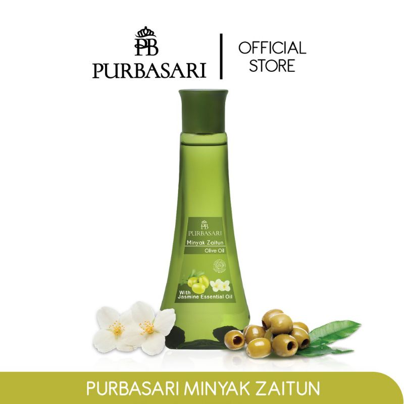 Purbasari minyak zaitun 150ml with jasmine essential oil / Purbasari minyak zaitun