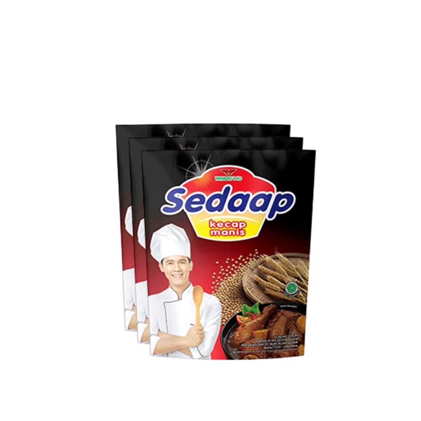 

Sedaap Kecap Manis Pouch 3 x 225 mL