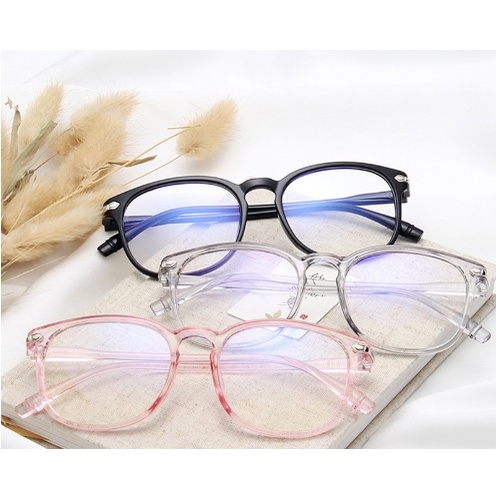 KACAMATA ANTI RADIASI Wanita Pria Frame Sunglasses Lensa Transparan Impor Kacamata KOREA BG KC005