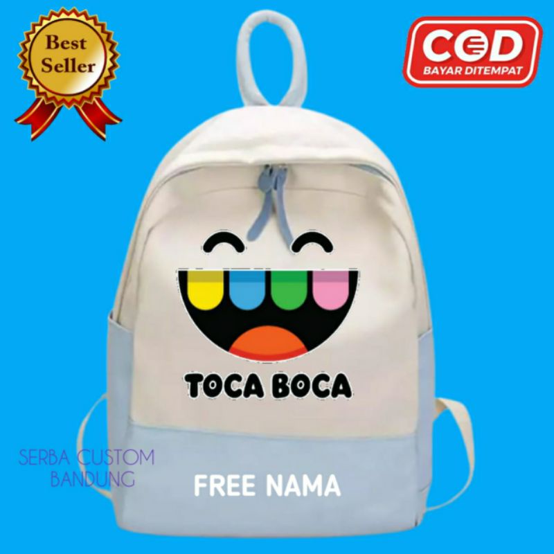 Tas Ransel Anak Tas sekolah Toca Boca Life world