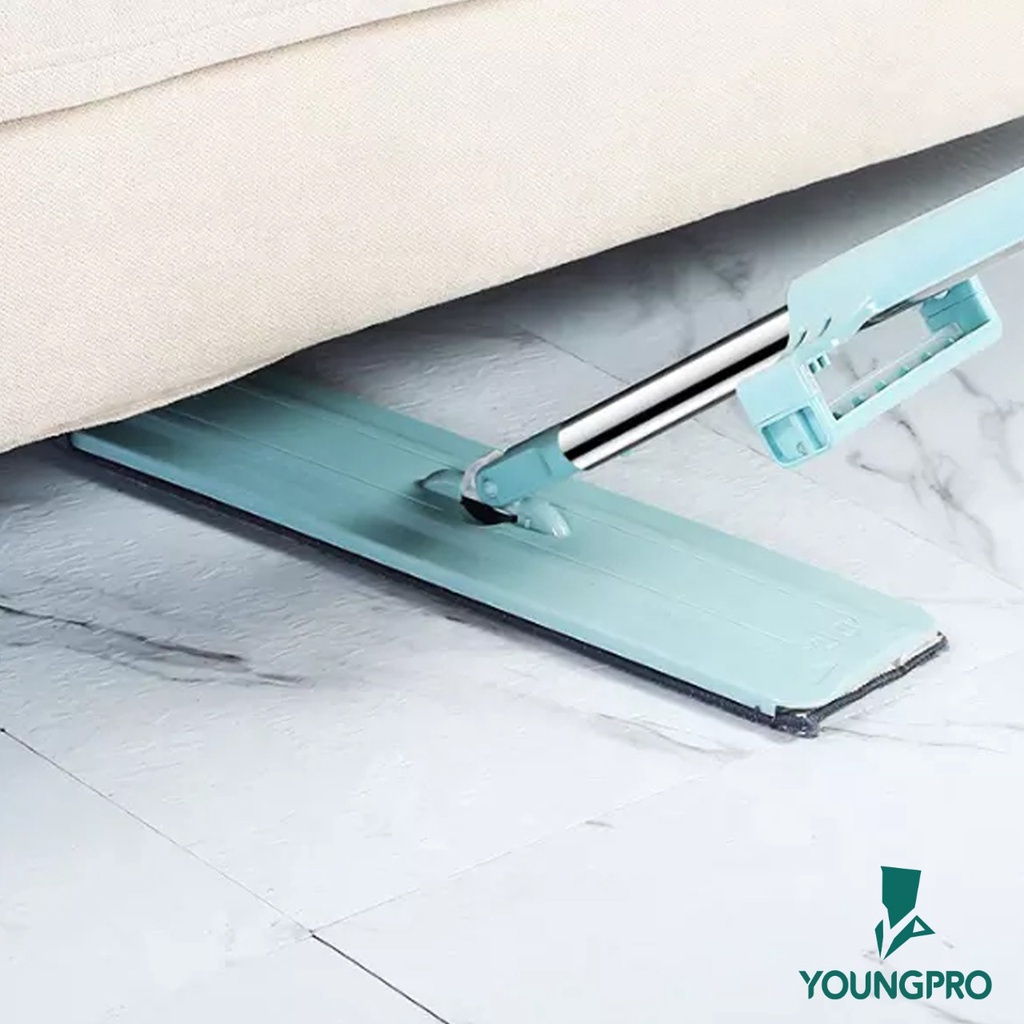 YOUNGPRO YMM-05 ALAT PEL ULTRA WIDE PANEL (FREE BROOM CLIP) HAND FREE PLATE MOP (PACKING PREMIUM)