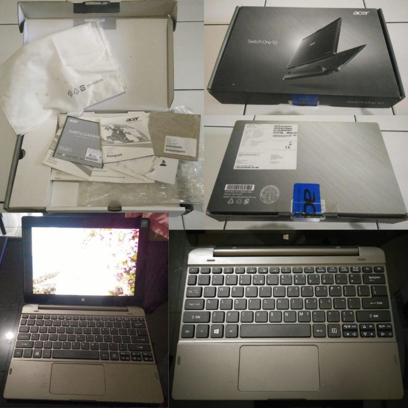 Laptop Acer Switch One SW1-011 (Touch Screen, Netbook + Tablet)