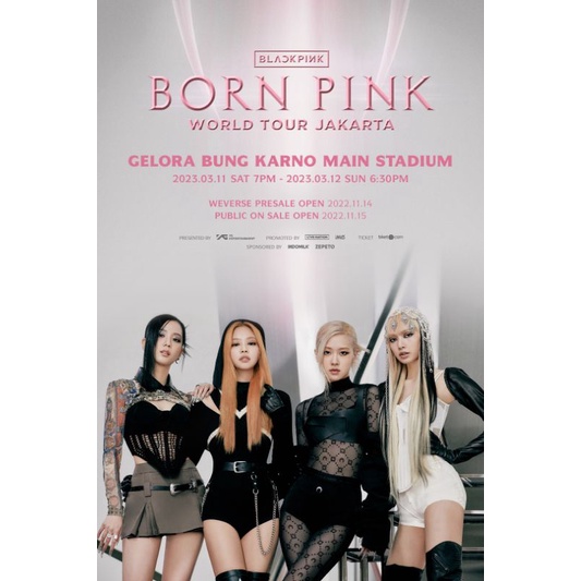 Tiket BLACKPINK WORLD TOUR [BORN PINK] JAKARTA