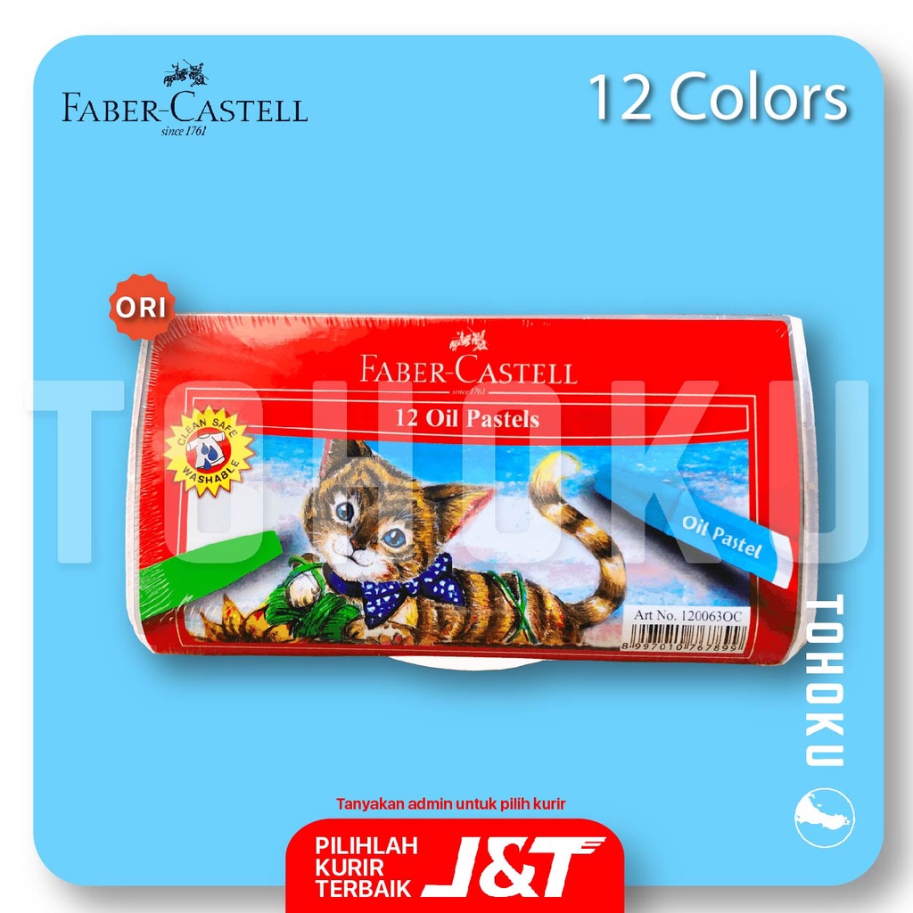 

Crayon Faber Castell Oil Pastel Hexagonal 12