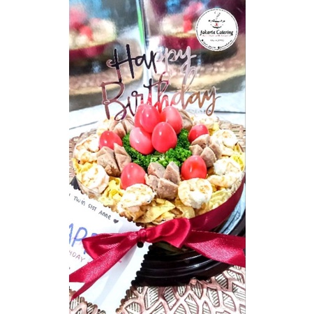 

Noodle Cake - Mie Ulang Tahun Bakso Udang 18 cm