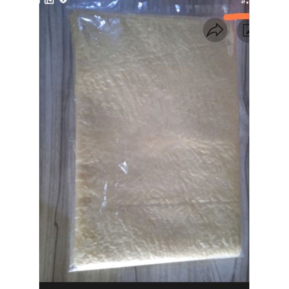 

Kulit tahu Halal Tawar Uk 30x20cm MIX isi 50 Lembar MUI HALAL