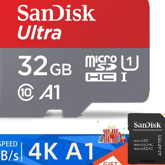 SanDisk Ultra 32GB/64GB/128GB Kartu Memori Memory Card Microsd - 32GB - 32 gb