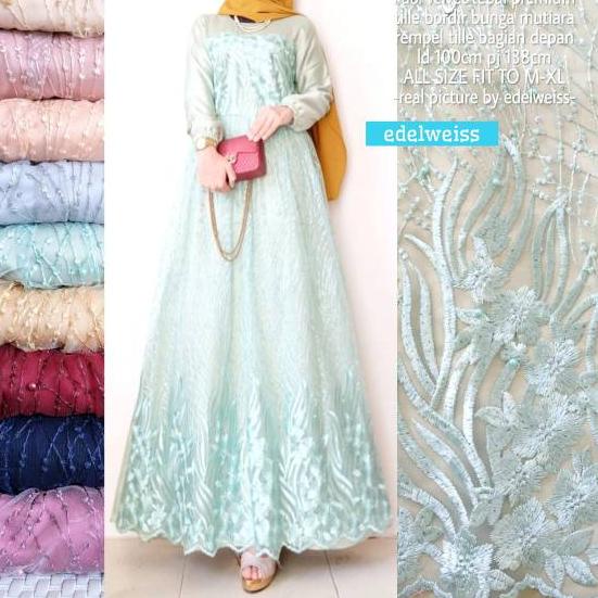 ハ Farasya Dress Kondangan Dress Tile Jumbo Dress Brukat Jumbo Party Dress Ld 120 Ld 110 Ld 100 New 