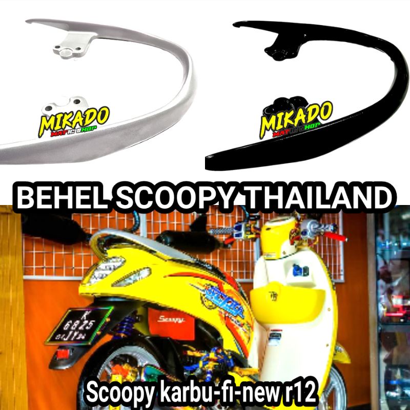 BEHEL SCOOPY THAILAND FI ESP SCOPY NEW KARBU BEHEL R12 VARIASI