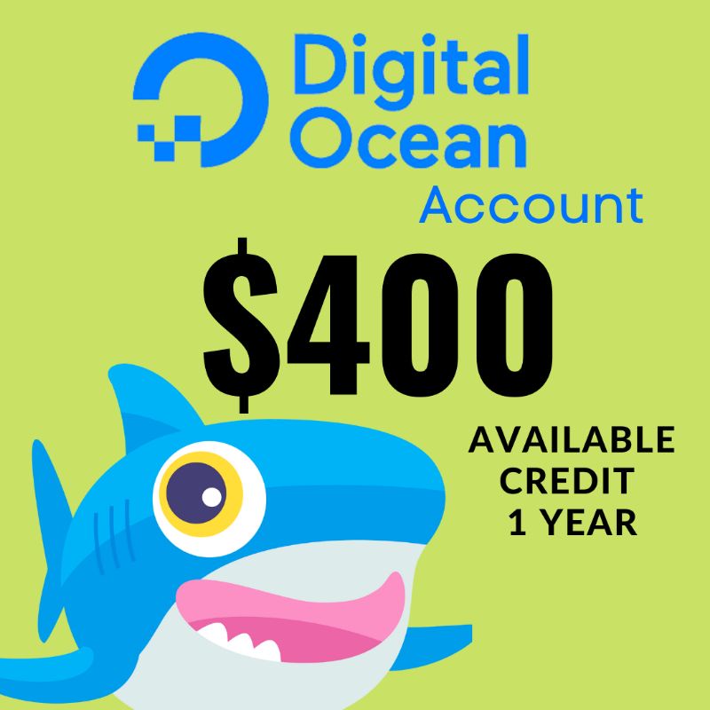 Digital Ocean $400 Credit 1 Tahun Limit 10 Droplet VPS