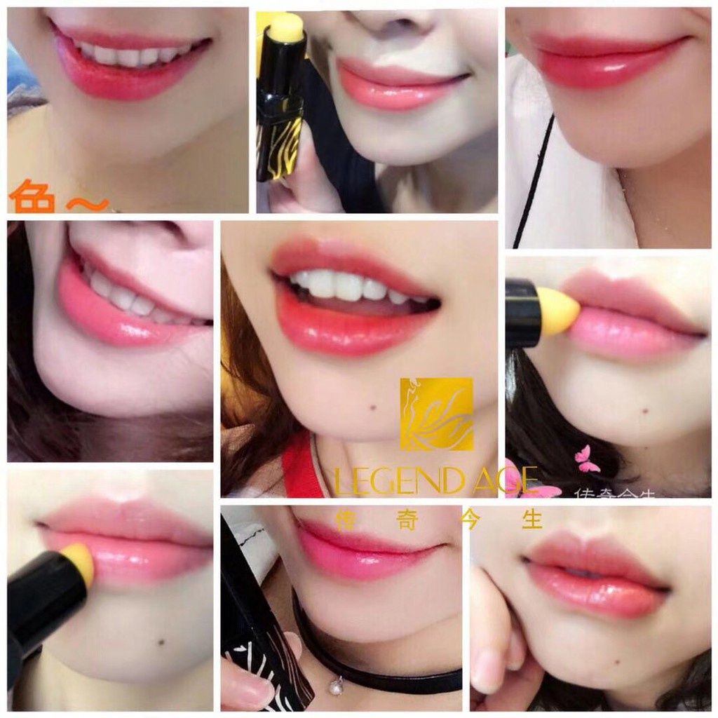 LIPSTICK AJAIB Legend Age Healthy Cherry Lipstik 3in1 Lipcare Lipstick | Lipbalm | Lipmask GARANSI Original 100%
