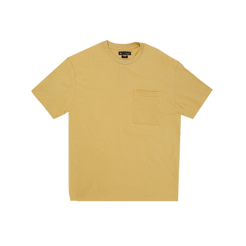 Kemeja Pria Lengan pendek / LARUSSO Oversize Pocket Tee - Yellow