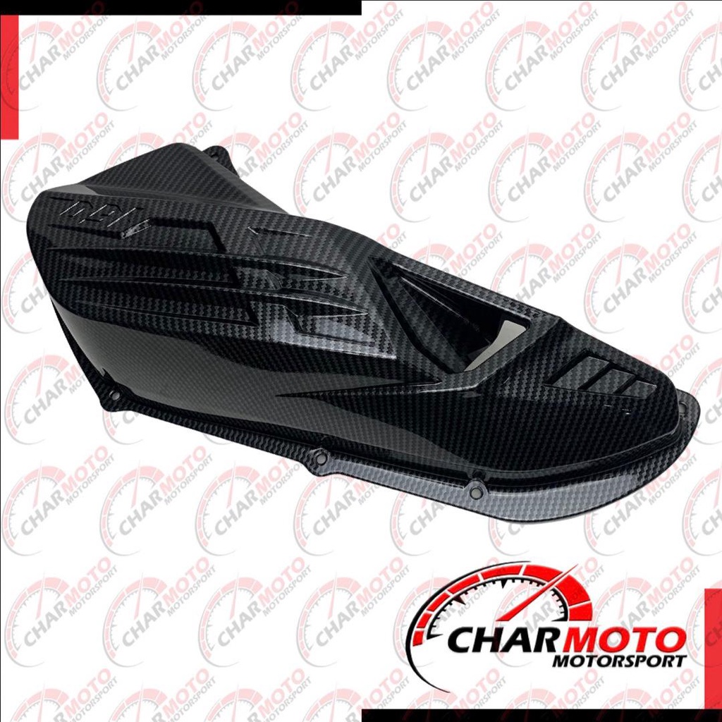 Cover Tutup Hawa Honda Vario160 Karbon Carbon Nemo Original PNP - Charmoto