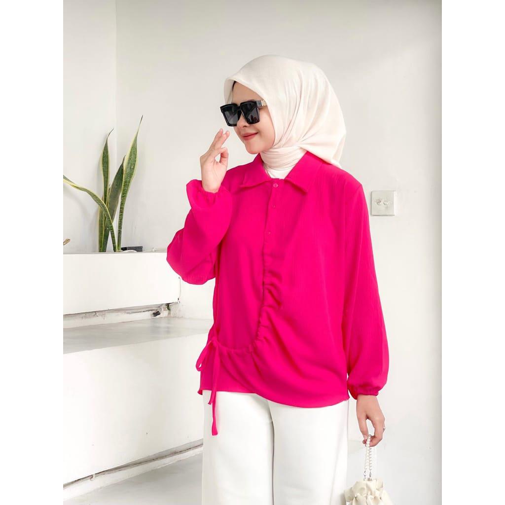 AFI - MC - ⭐️ PREMIUM AIRFLOW CRINCLE ⭐️ Namia CRINCLE Blouse Kerut