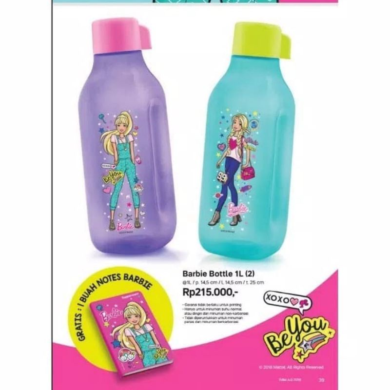 Eco Bottle 1L Tupperware botol minum