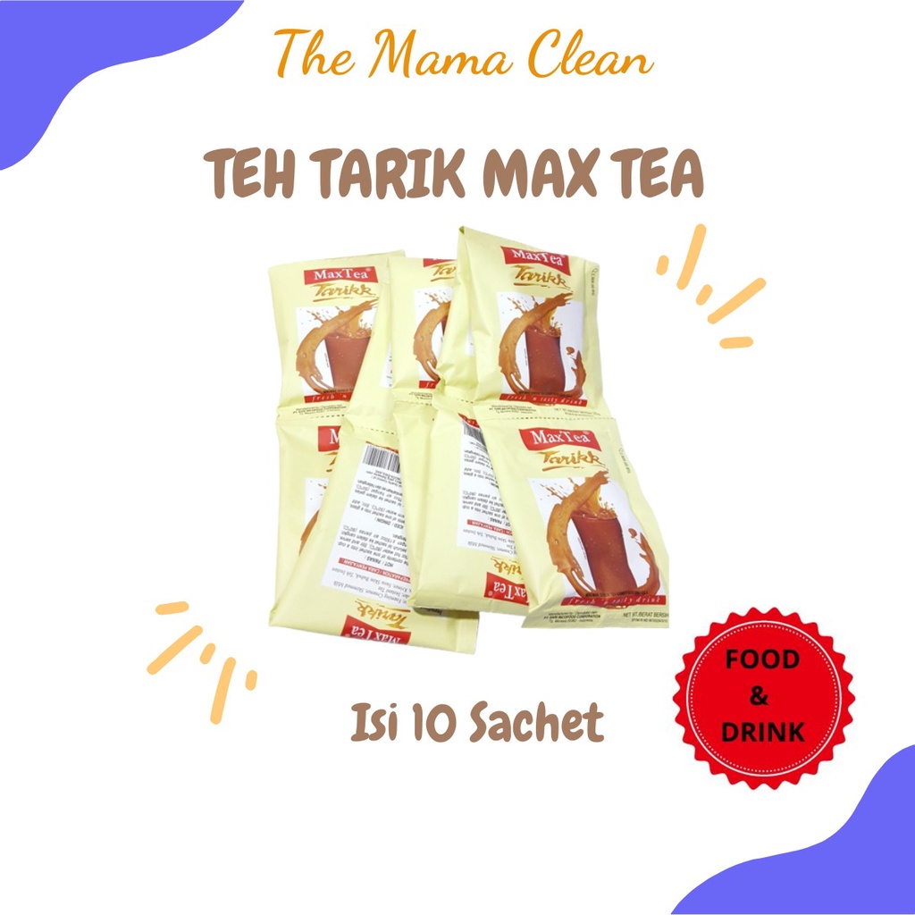 TEH TARIK MAX TEA 1 RENCENG ISI 10 SACHET