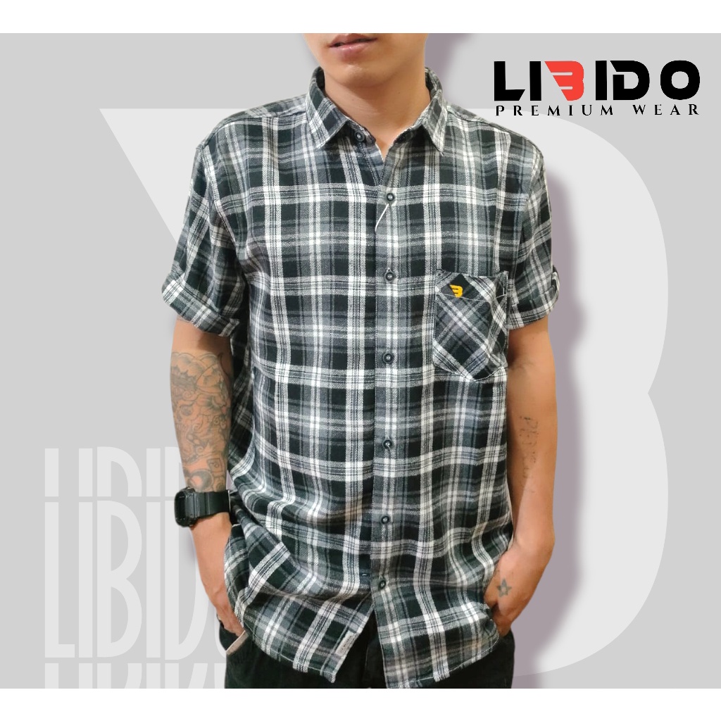 Flannel / flannel pendek / flannel libido / baju flannel