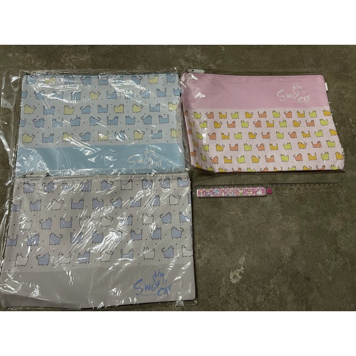 

Map kanvas sleting ukuran a4 motif the single cat satuan ols76