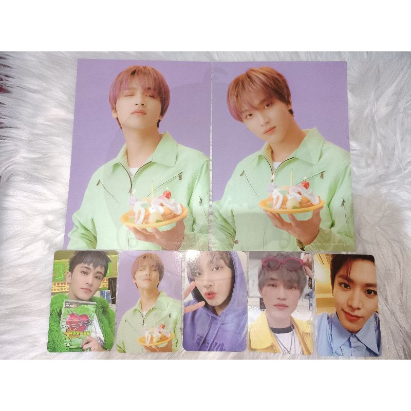 OFFICIAL PC HAECHAN HOODIE UNGU / PHOTOPACK SG21