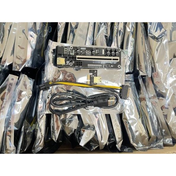 PCIe Riser Card 011s PRO - For Mining VGA / GPU - 10 Kapasitor