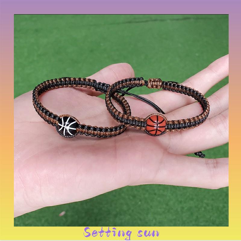 1 Pcs Gelang Couple Tali Fashion Korea Basket Gaya Untuk Pria Dan Wanita TN