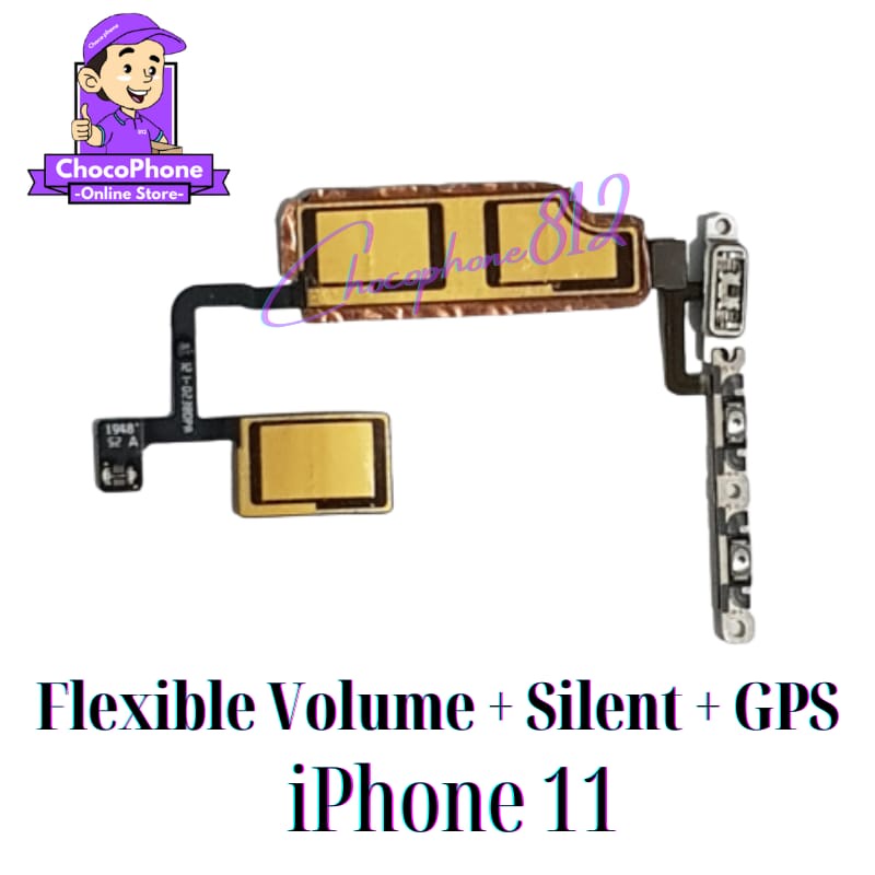 Jual FLEXIBLE VOLUME SILENT GPS IPHONE 11 ORIGINAL FLEXIBEL SWICTH
