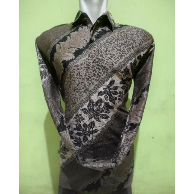 Baju Batik KEMEJA Pria Katun Premium Sragen Super FOURING KATUN || BAHAN HALUS LEMBUT M L XL L3 L5 REGULERFIT